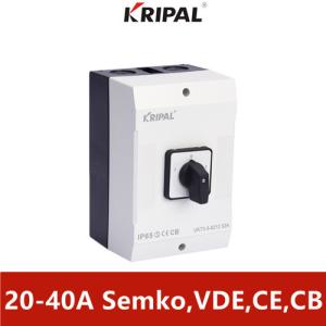 Quality Electrical Changeover Cam Switch 230-440V 20A 3P CE Certificate wholesale