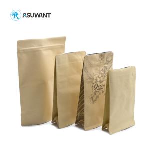 Quality Smell Proof Mylar Custom Printed Kraft Paper Bags Degradable Aluminum Foil No Leakage wholesale