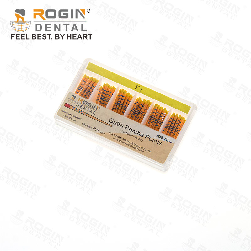 Dental Root Canal Filling Gutta Percha Points With MM Marked
