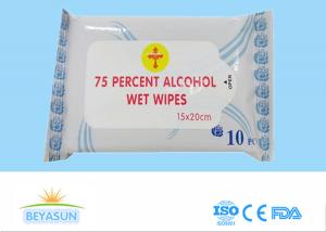 Quality 18x20cm 20x20cm 75% Alcohol Disposable Wet Wipes For Personal Care Use wholesale