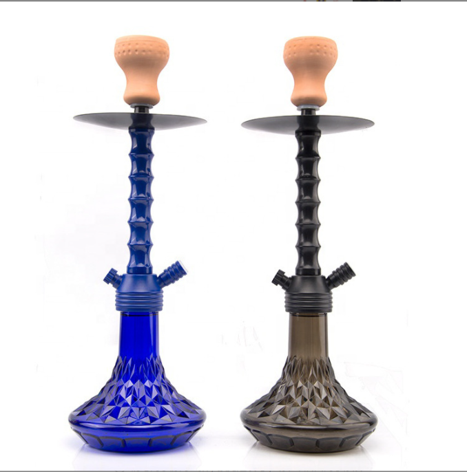 Glass Shisha Vase for Beverage Round Hokah Wine Bottle Bowl Pot Russian Vessel
