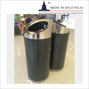 Quality Soft Close 27L T0.8mm Stainless Steel Trash Can wholesale