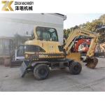 6Ton Used Hyundai R60W Wheel Excavator Yanmar Engine