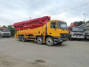 Quality Putzmeister 42m Benz Second Hand Concrete Pump Truck 140m3/H 290kw wholesale