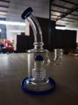 8mm Glass Smoking Pipe Dazzling Thread 10 Inch Borosilicate Glass Water Pipe