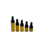 1ML 2ML 3ML 5ML Mini Glass Dropper Bottles Tinted Essential Oil Cosmetic Sample