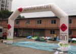 Outdoor sparebanken din advertising inflatable arch for bank promotion