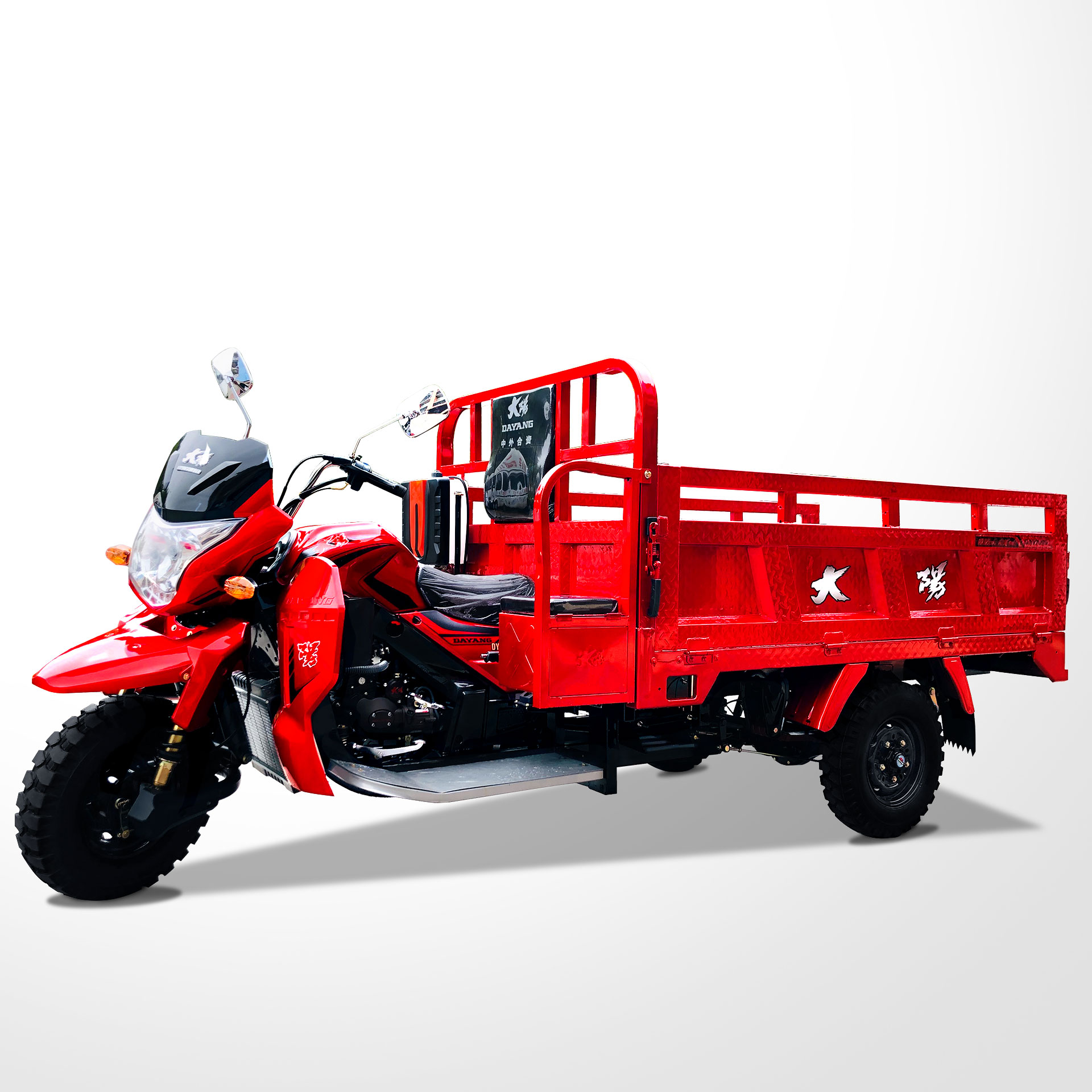 DAYANG 2021 Model Motorized Tricycle 250 CC Gasoline Cargo Tricycle RUITENG Red 28 A