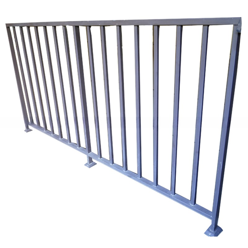 Exterior Steel Aluminium Balcony Balustrades Stainless Steel Railing Vertical ODM