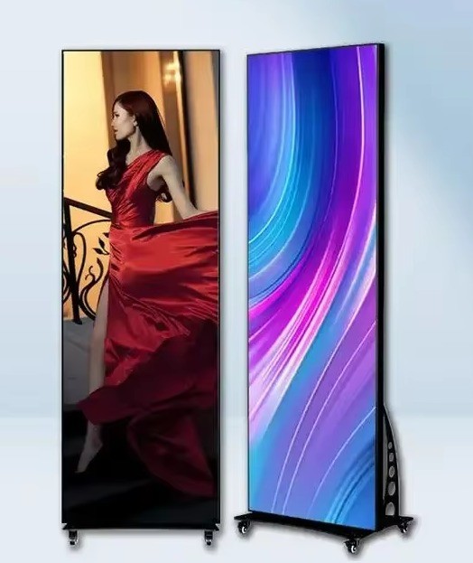 Hd Indoor Poster Led Display Led Digital Poster With 3840hz Refresh Rate