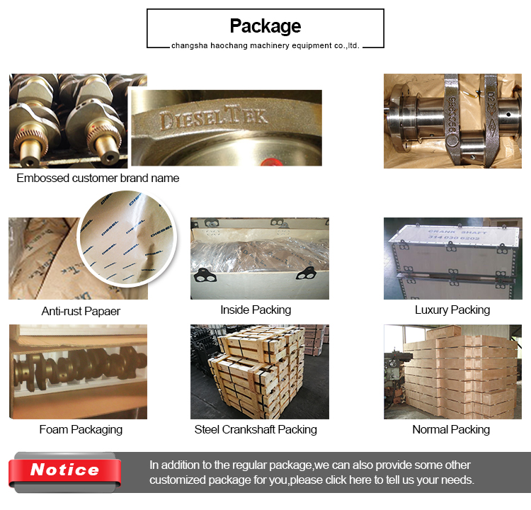 High Quality Engine crankshaft OM906 diesel engine forged steel truck diesel crankshaft