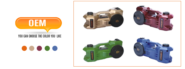 12V Electric Jack With Ari Inflator And Impact Wrench Tool Kit
