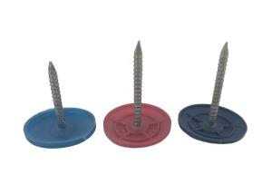 Quality 12 Gauge Oem Plastic Cap Nails Round For Roofing wholesale