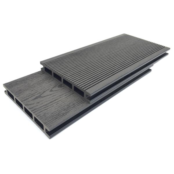 145*21 mm Water-proof Co extrusion Hollow Outdoor Decking Wpc Vinyl Flooring For