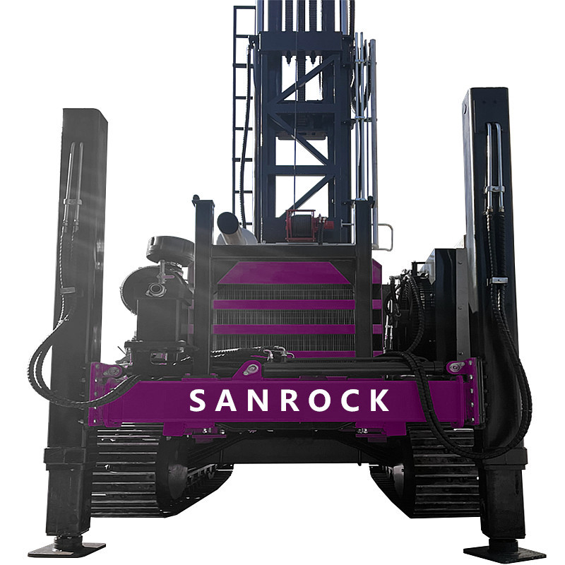Water Well Drilling Equipment 153kw Engine Water Well Drilling Rig Hydraulic Borehole Drilling Machine