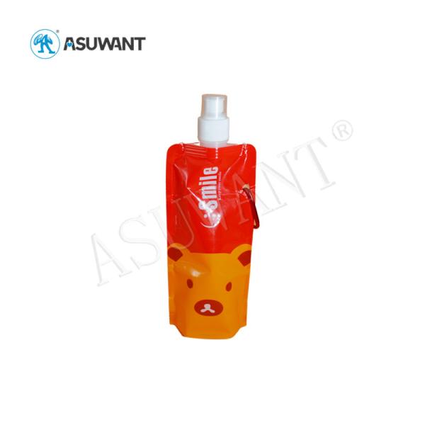 Gravure Printing Plastic Liquid Spout Bags Laminated Material Recyclable No