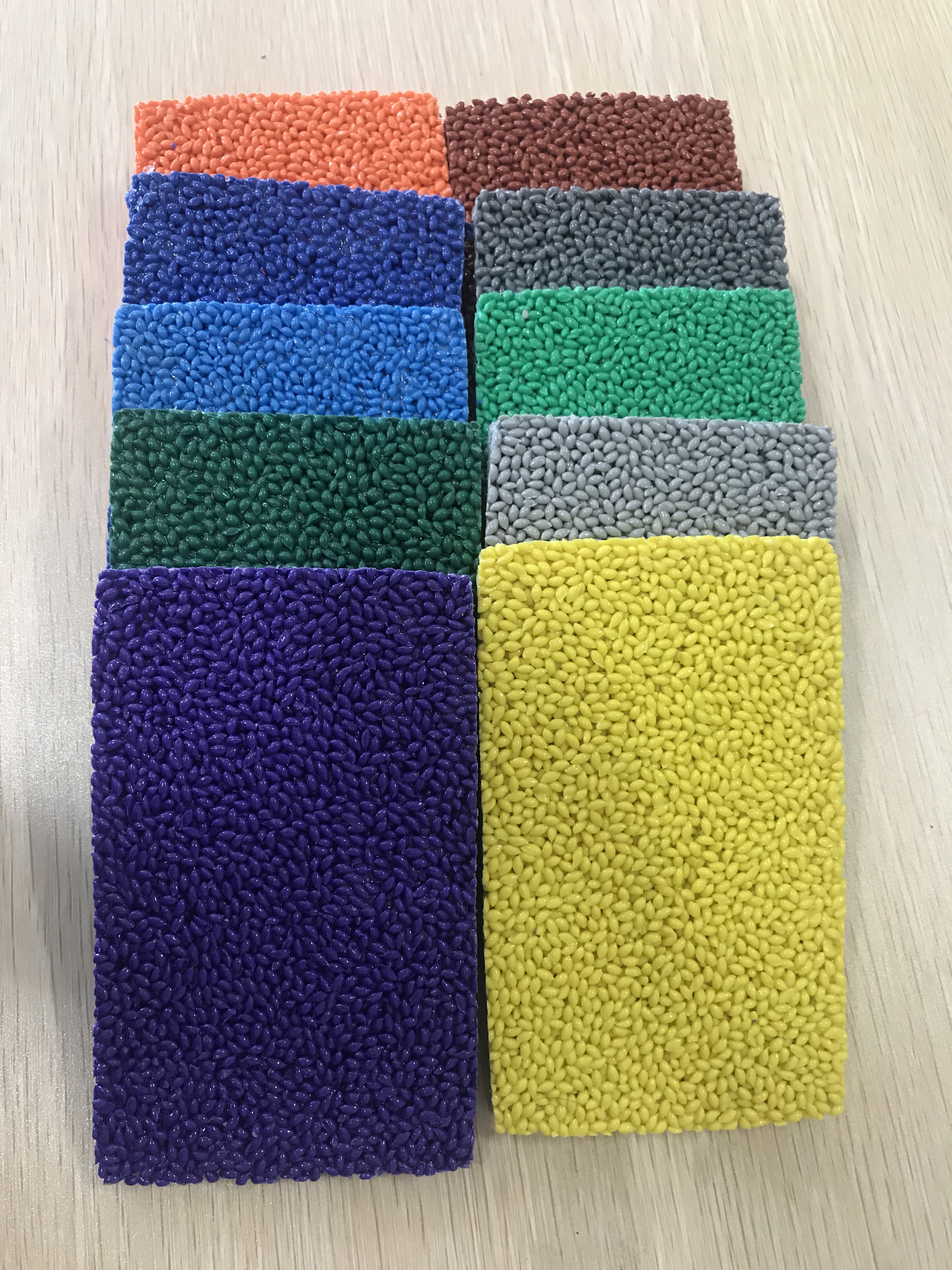 UV Cut Shock Proof Wet Pour EPDM Rubber Granules