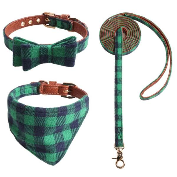 Factory Direct Selling Pet Accessory Cute Collar Sets With Triangle Scarf For