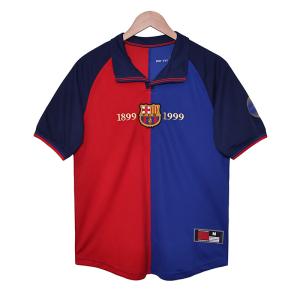 Quality Classic Heritage 1899-1999 Barcelona Jersey Centennial Commemorative Printed wholesale