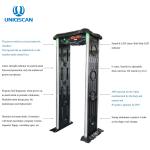 Walk Through 4KHZ Metal Detector Temperature Scanner Spray Disinfection