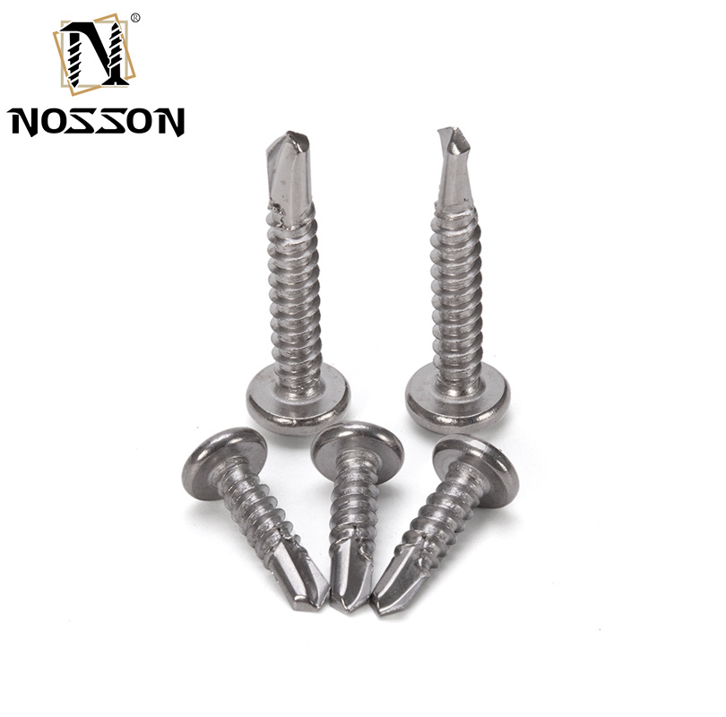 5/16 M8 Galvanised Hex Head Self Drilling Roofing Screws Metric Stainless Steel Tek Screws With Rubber Washer For Roofing