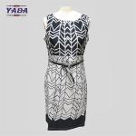 Wholesale latest clubwear sexy spandex print elegant ladies executive dresses