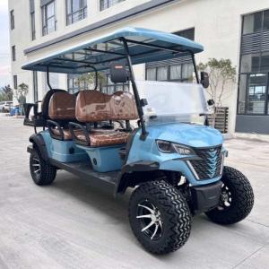 Quality 4+2 Seater Electric Golf Cart White Outdoor Lithium Battery Manufacturer Wholesale wholesale