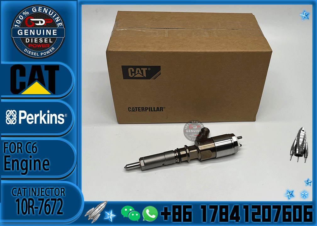306-9380 10R-7672 Hot sell good price excavator diesel fuel injector 3069380 10R7672 2645A734 for Caterpillar C6.6 Engin