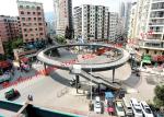 Circular Structure Prefabricated Pedestrian Bridges in Transportation Junction