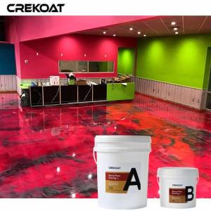 Quality Non-Yellowing Metallic Epoxy Floor Coating Waterproof And Moisture-Resistant wholesale