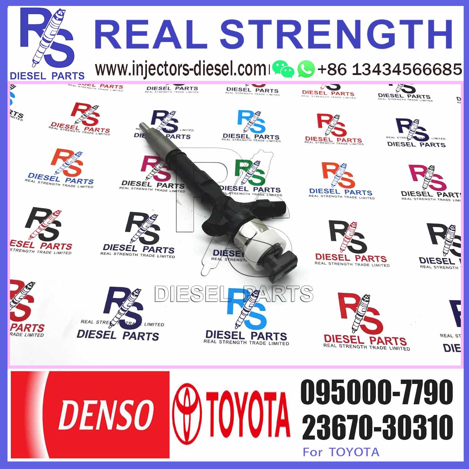 Original Injector DCRI107800, 095000-7800, 095000-7790 For Part Number 23670-30150, 23670-30250, 23670-30310