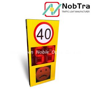 Quality Solar Powered Radar Speed Signs With LED Display Weatherproof and Remote Monitoring wholesale