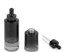Recyclable 20ml Dropper Bottles , Essential Oil Packaging Bottles Black Anti