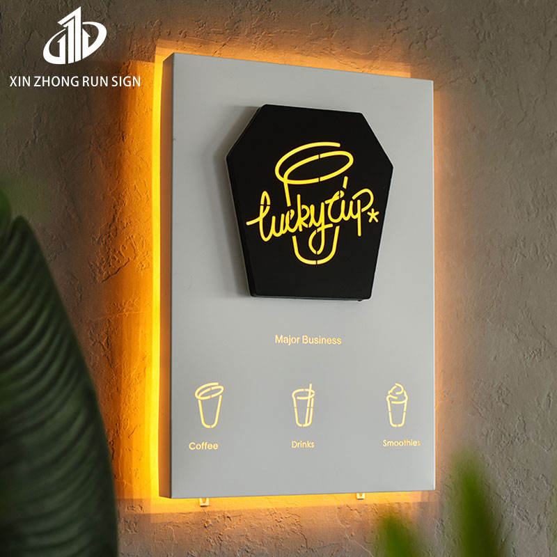 Custom Advertising Board Signs Lightbox Acrylic Vacuum Forming Light Box