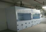 School Science Lab Fume Hood 8-10mm Benchtops Seamless Welding Cabinet for pp