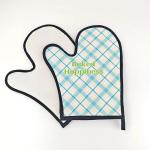 Customizable Printable Sublimation Oven Gloves Kitchen Oven Mitts With Black