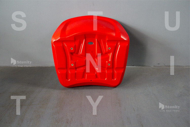 SGS Approved Uniform Texture Red HDPE Plastic Stadium Chair