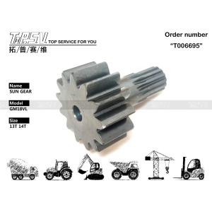 Quality GM18VL Excavator Transmission System Excavator Travel Sun Gear For Machinery Repair Shops In Black wholesale