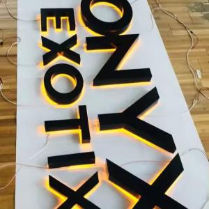 Quality Outdoor Stainless Steel Logo Business Wall Make A Statement With Backlit Letters wholesale