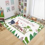 Cartoon Crystal Velvet Sofa Bedroom And Living Room Floor Carpets 100*180cm
