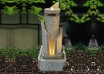 Lighted Ornament Sandstone Water Fountain