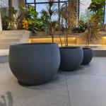 Durable And Stylish Fiber Clay Planter Collection For Restaurant