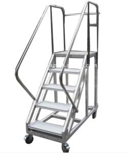 Quality Durable Folding Aluminum Platform Ladder Aerial Work Used For Truck wholesale