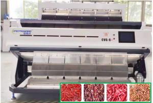 China Dried Chili / Pepper Color Sorter 3-6t/h 5400 Pixel Remote Interconnection on sale