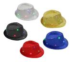 Jazz LED Light Up Hats Colorful For Women & Men Adults Comfort Touch Breathable