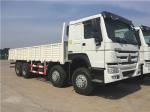 Manual Transmission Howo Cargo Truck 8x4 Euro 2 Emission 371hp Engine ZZ1317N386