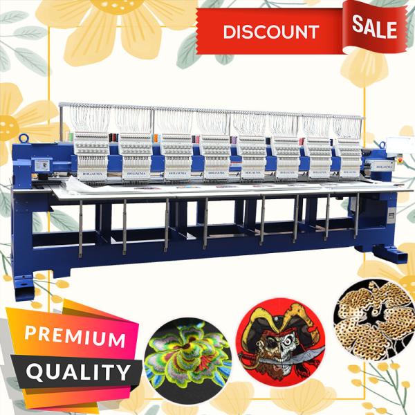 Automatic high quality computer embroidery machine holiauma 8 heads industrial