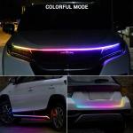 Flexible 12V Led Car Hood Lights Strip Auto Engine Cover Atmosphere Daytime