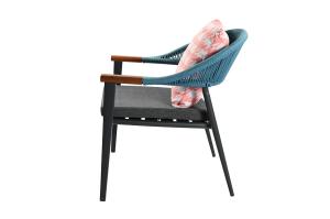 Quality Aluminum Frame Garden Table Chair Set Modern Patio Dining Set wholesale