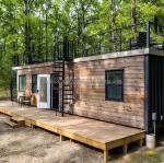 Galvanized Steel Bending 40ft Portable Wooden Container House with 2 Bedrooms